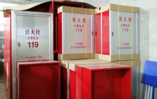 六個步驟就搞定了消防箱的安裝。